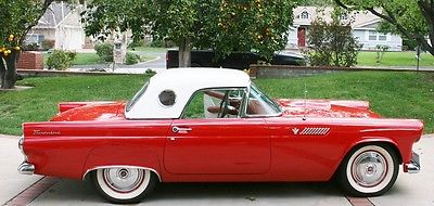 Ford : Thunderbird t-bird 1955 thunderbird t bird conv 71 k miles same owners 33 years