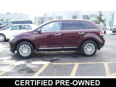 Lincoln : MKX 2012 lincoln mkx fwd panoramic roof certified
