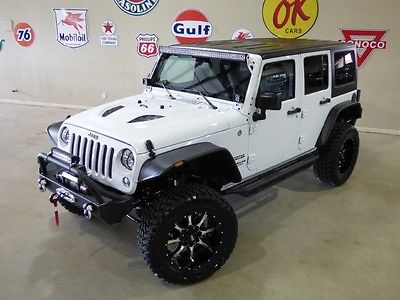 Jeep : Wrangler CUSTOM 15 wrangler unlimited sport 4 x 4 lifted bumpers lth 20 in whls 51 miles we finance