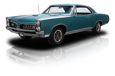 Pontiac : GTO Restored Numbers Matching Gulf Turquoise GTO 400/335 HP V8 3 Speed Auto PS