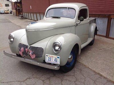 Willys : Pickup Pickup 1940 willys pickup truck 100 miles 4 cylinder rwd one owner