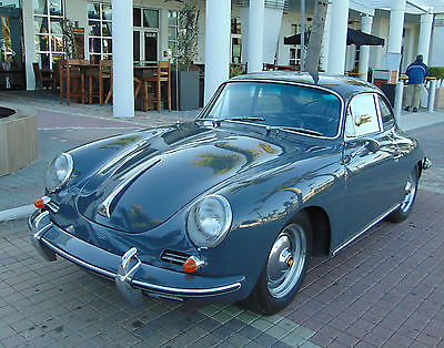 Porsche : 356 COUPE 1962 porsche 356 b coupe slate gray with black interior new showroom paint