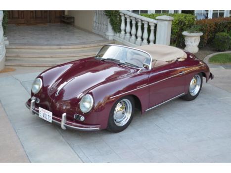 Porsche : 356 356 Speedste 1957 porsche beck speedster replica electric modification 2 k miles since new