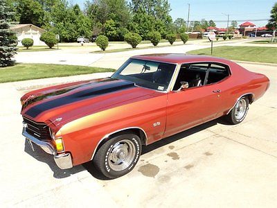 Chevrolet : Chevelle SS Rear Wheel Drive 1972 coupe 75000 miles automatic 2 door rwd