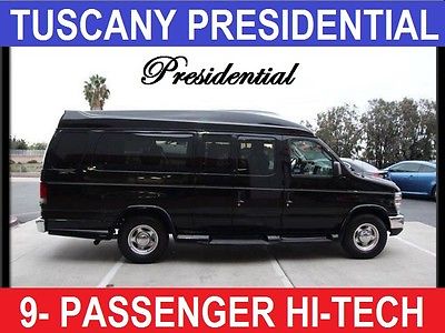 Ford : E-Series Van TUSCANY PRESIDENTIAL Presidential 9 Passenger Conversion Van,loaded 2DVD,GPS,RVC,MULTI COLOR LIGHTS