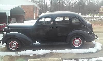 Plymouth : Other n/a Black 4 door 1938 Plymouth Mayflower sedan with 