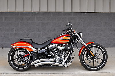 Harley-Davidson : Softail 2014 fxsb breakout custom custom paint 6000.00 in xtra s only 68 miiles