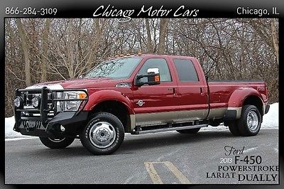 Ford : F-450 4dr Pickup 2013 ford f 450 4 x 4 crew cab lariat ultimate navigation moonroof heated leather