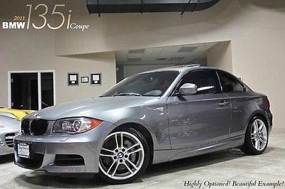 BMW : 1-Series 2dr Coupe 2011 bmw 135 i coupe 42 k msrp m sport package dct transmission one owner