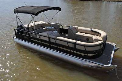 2014 Bentley Cruise 243 tritoon pontoon boat 150 HP Mercury 4 stroke