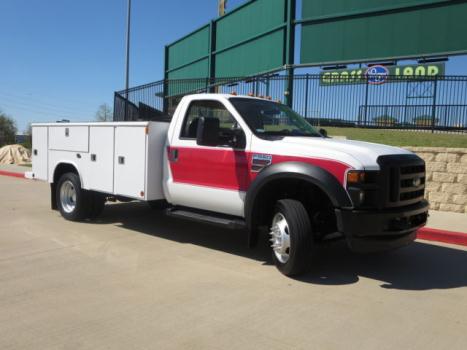 Ford : Other Pickups 2WD Reg Cab TEXAS OWN 2009 F-550 UTILITY SERVICE BED WITH TOMMY LIFT GATE ONE OWNER 99K
