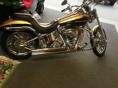 Harley-Davidson : Other 2003 harley davidson 100 th anniversary gold black screamin eagle chrome 1900 m