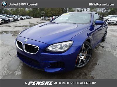 BMW : M6 2DR CPE 2 dr cpe low miles coupe automatic gasoline 4.4 l 8 cyl s blue