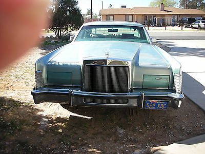 Lincoln : Continental town car 1979 lincoln continental base hardtop 4 door 6.6 l