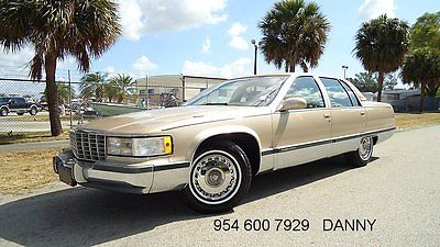 Cadillac : Brougham LOW MILE BROUGHAM 1995 cadillac fleetwood brougham exceptional condition new tires chrome whe