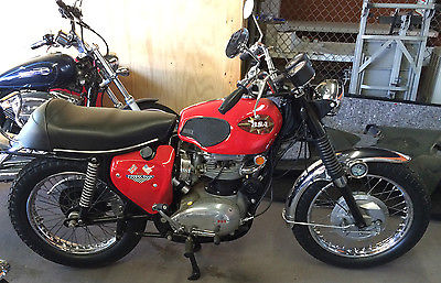 BSA : Firebird BSA Motorcycle 1969 FIREBIRD SCRAMBLER Low Miles Excellent Condition 650CC Red