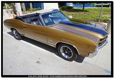 Chevrolet : Chevelle SS454 70 chevelle super sport ss 454 convertible nut and bolt restoration immaculate