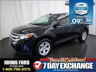 Ford : Edge SEL Premium FACTORY CERTIFIED~NAVIGATION~MOONROOF~LEATHER~ONE OWNER~NON-SMOKER~REAR CAMERA