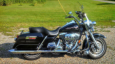 Harley-Davidson : Touring 2008 road king flhr vivid black with upgraded hd installed 255 cams