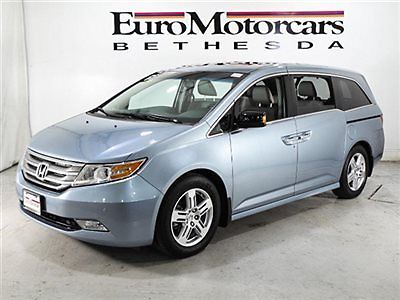 Honda : Odyssey 5dr Touring Elite Honda Odyssey touring elite celestial blue light minivan 13 van 14 DVD leather