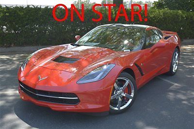 Chevrolet : Corvette 3LT 2014 chevrolet corvette stingray coupe 7 speed manual 3 lt package npp