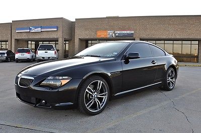 BMW : 6-Series 645Ci 650i STUNNING 2-Owner 2004 BMW 645Ci Sport Coupe Black/Red LOADED 2 sets of wheels!!!