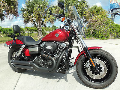 Harley-Davidson : Dyna 2013 harley davidson fat bob 1 owner 2 728 miles 4 k in upgrades like new