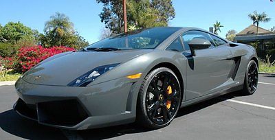 Lamborghini : Gallardo LP550-2 2012 lp 550 2 coupe loaded grigio telesto alcantara int w carbon fiber perfect
