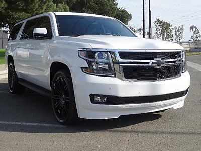Chevrolet : Suburban LT 4WD 2015 chevrolet suburban 4 wd lt loaded 24 s priced to sell must see l k