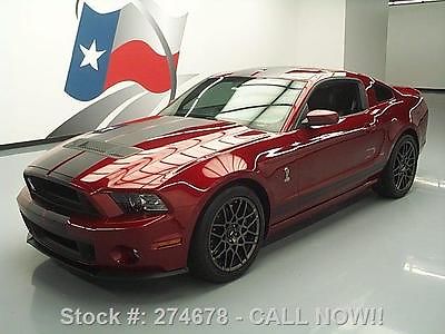 Ford : Mustang 2014   SHELBY GT500 COBRA HTD LEATHER 3K MI 2014 ford mustang shelby gt 500 cobra htd leather 3 k mi 274678 texas direct auto