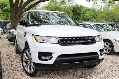 Land Rover : Range Rover Sport Low Miles 4 dr SUV Automatic 5.0L 8 Cyl WHITE