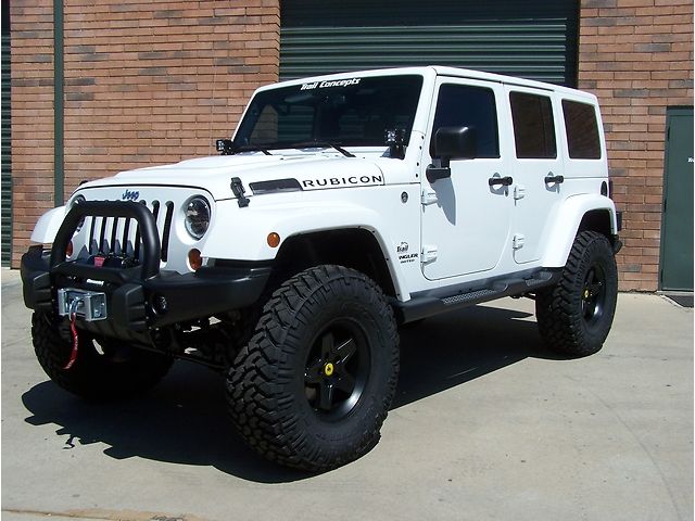Jeep : Wrangler 4WD 4dr Rubi 15 rubicon unlimited white body colored hardtop leather 430 n nav bt 3.6 285 hp