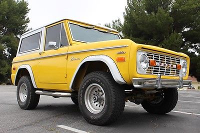 Ford : Bronco Base Sport Utility 2-Door 1974 ford bronco base sport utility 2 door 5.0 l