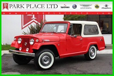 Jeep : Other Commando 1970 jeepster commando 4 wd station wagon removable top restored