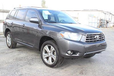 Toyota : Highlander Sport 4WD 2009 toyota highlander sport 4 wd repairable salvage wrecked damaged fixable save