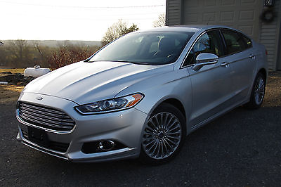 Ford : Fusion Titanium 2015 ford fusion titanium only 2 k miles 2.0 ecoboost pwr htd seats gorgeous