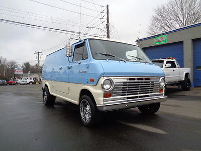 Ford : E-Series Van CARPET-PADDED -CAPTAINS CHAIRS  1970 ford econoline e 300 van 11 850 orig miles restored mint
