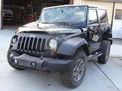 Jeep : Wrangler 4WD Rubicon 2013 jeep wrangler 4 wd rubicon repairable salvage wrecked damaged fixable save