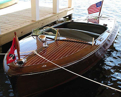 1947 Chris Craft Deluxe Runabout Wooden Boat