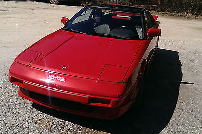 Toyota : MR2 Super Charged Coupe 2-Door 88 toyota mr 2 supercharged in rare orange pearl w teardrop whls leather inter