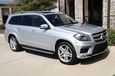 Mercedes-Benz : GL-Class GL550 4MATIC Iridium Silver Rear Seat Entertainment Power Easy Entry Rear Side Airbags Wood