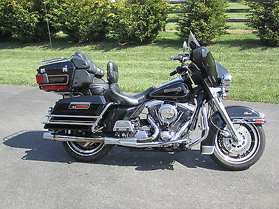 Harley-Davidson : Touring Black 1998 Electra Guide Classic Fuel injected