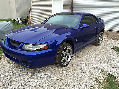 Ford : Mustang SVT Cobra 2003 ford mustang svt cobra rolling chassis body project coupe sonic blue