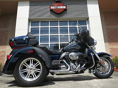 Harley-Davidson : Touring Tri Glide Trike Big Blue Pearl/Vivid Black 103 Motor 6 Spd Security *LOW MILES*