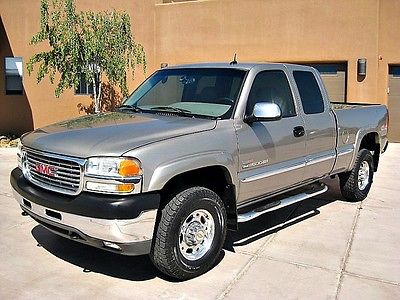 GMC : Sierra 2500 GMC POWER! 2002 GMC SIERRA 2500HD DIESEL 4X4 EXT CAB LOW MILES FULLY SERVICED!