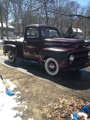 Ford : Other Pickups Base 1952 ford f 1 base pickup orginial condition