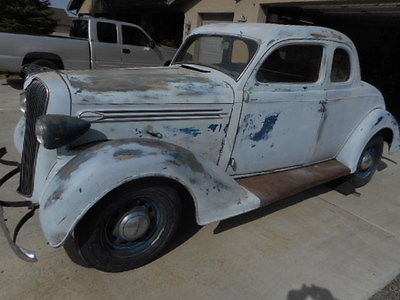 Plymouth : Other standard 1936 36 plymouth p 2 coupe barn find original arizona street rod rat hot art deco