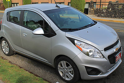 Chevrolet : Spark LT Hatchback 4-Door Silver 2014 Chey Chevrolet SPARK! One owner! Low miles good MPG! Perfect body.