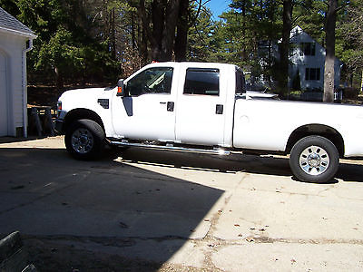 Ford : F-250 Crew cab Super duty 4x4 8ft. bed 2008 f 250 superduty 4 x 4 crew cab v 10 8 ft bed very clean runs great lockout hubs