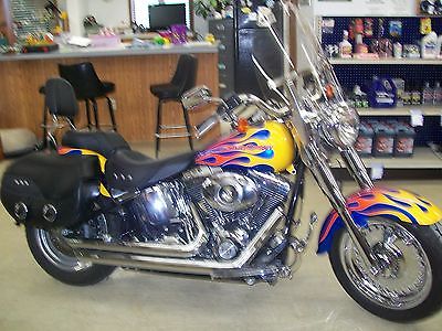 Harley-Davidson : Softail 2007 harley davidson softail fat boy limited addition paint lots of extras
